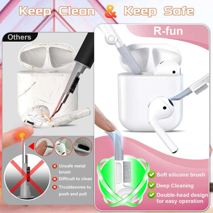 AirGuard Pro: R-fun AirPods Case & Cleaner Kit - DOKUTRONIX