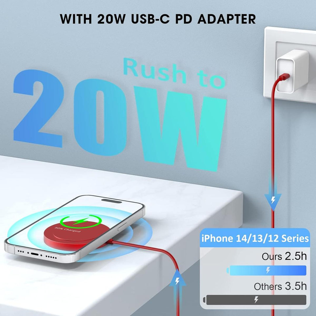 RedMag Wireless Charger for iPhone - DOKUTRONIX