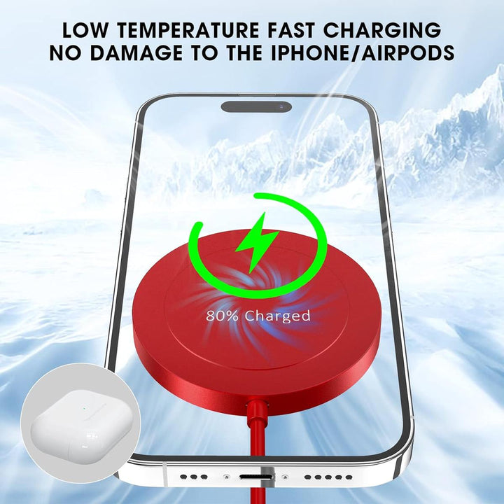RedMag Wireless Charger for iPhone - DOKUTRONIX