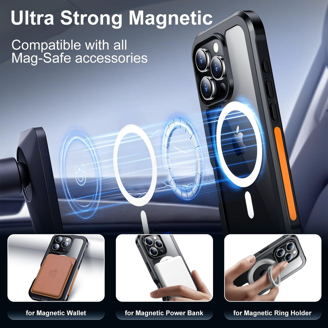 Red2Fire iPhone 16 Pro Max Rugged MagSafe Case - DOKUTRONIX