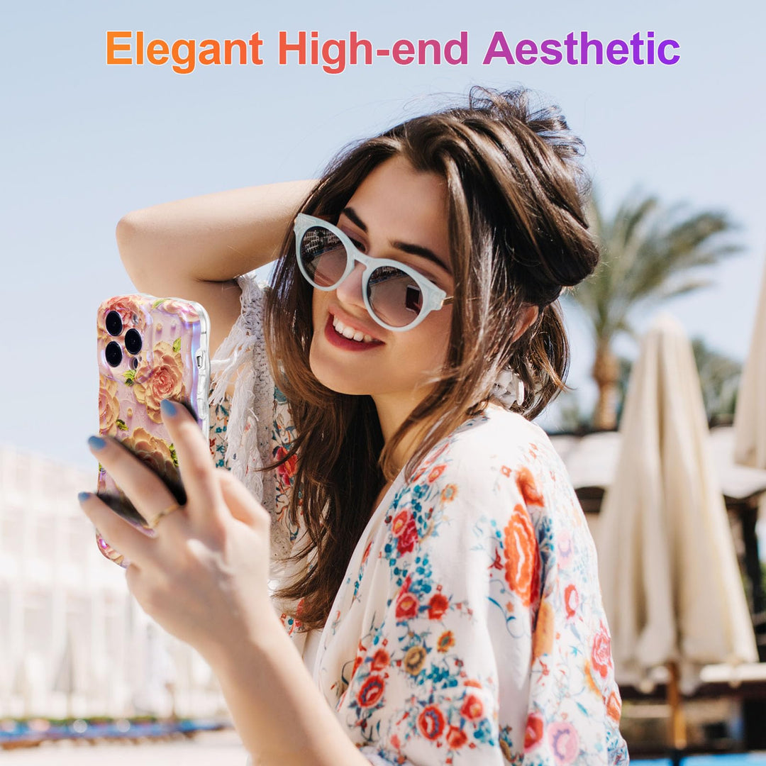 Vintage Bloom Glossy iPhone 13 Pro Case - DOKUTRONIX