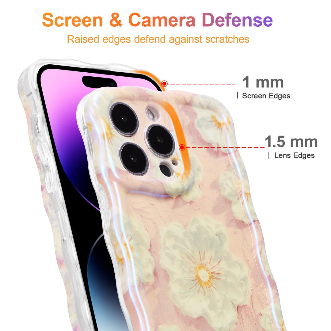Retro Pink Glossy iPhone 13 Pro Case - DOKUTRONIX