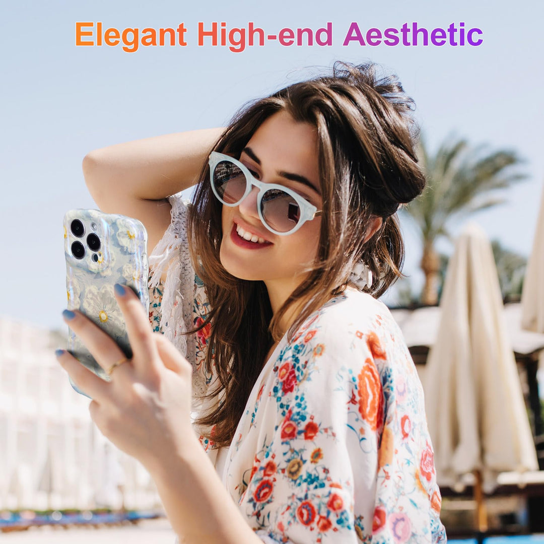 Retro Bloom Laser Case for iPhone 13 Pro - DOKUTRONIX