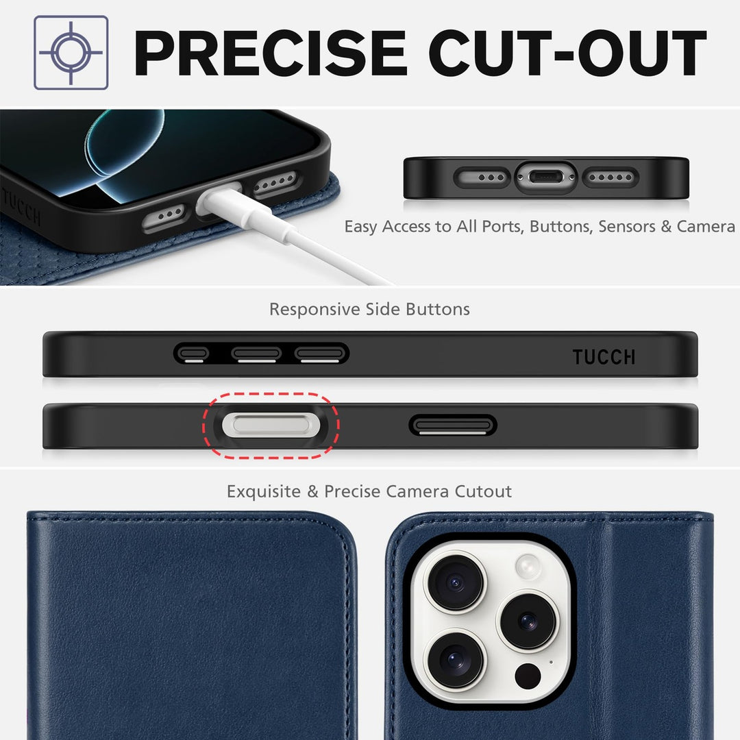 RFID Wallet Case for iPhone 16 Pro - DOKUTRONIX