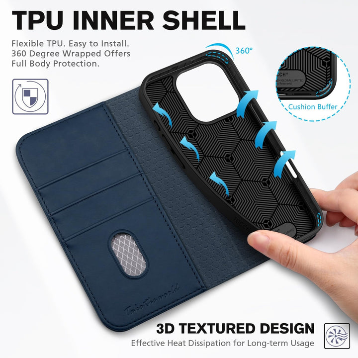 RFID Wallet Case for iPhone 16 Pro - DOKUTRONIX
