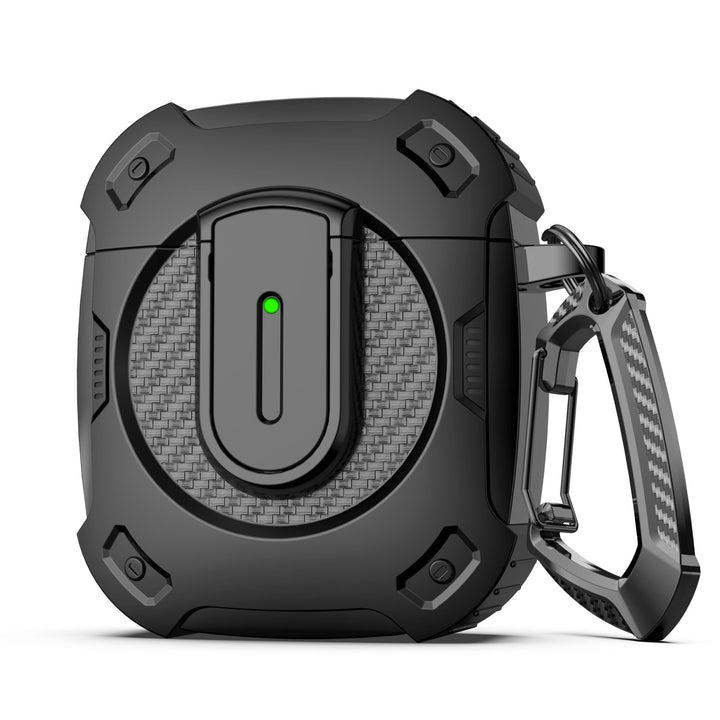 ArmorGuard AirPod Case with Cleaner Kit - Black - DOKUTRONIX