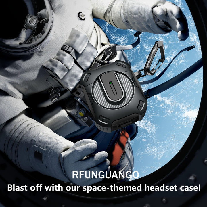 ArmorGuard AirPod Case with Cleaner Kit - Black - DOKUTRONIX