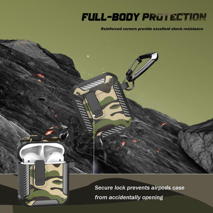 ArmorGuard AirPod Case with Cleaner Kit - Black - DOKUTRONIX