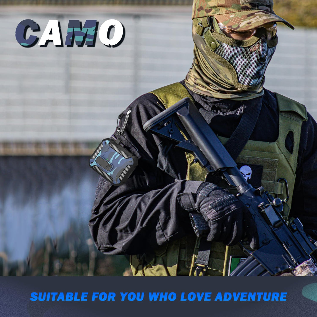 ArmorGuard AirPod Case with Cleaner Kit - Black - DOKUTRONIX