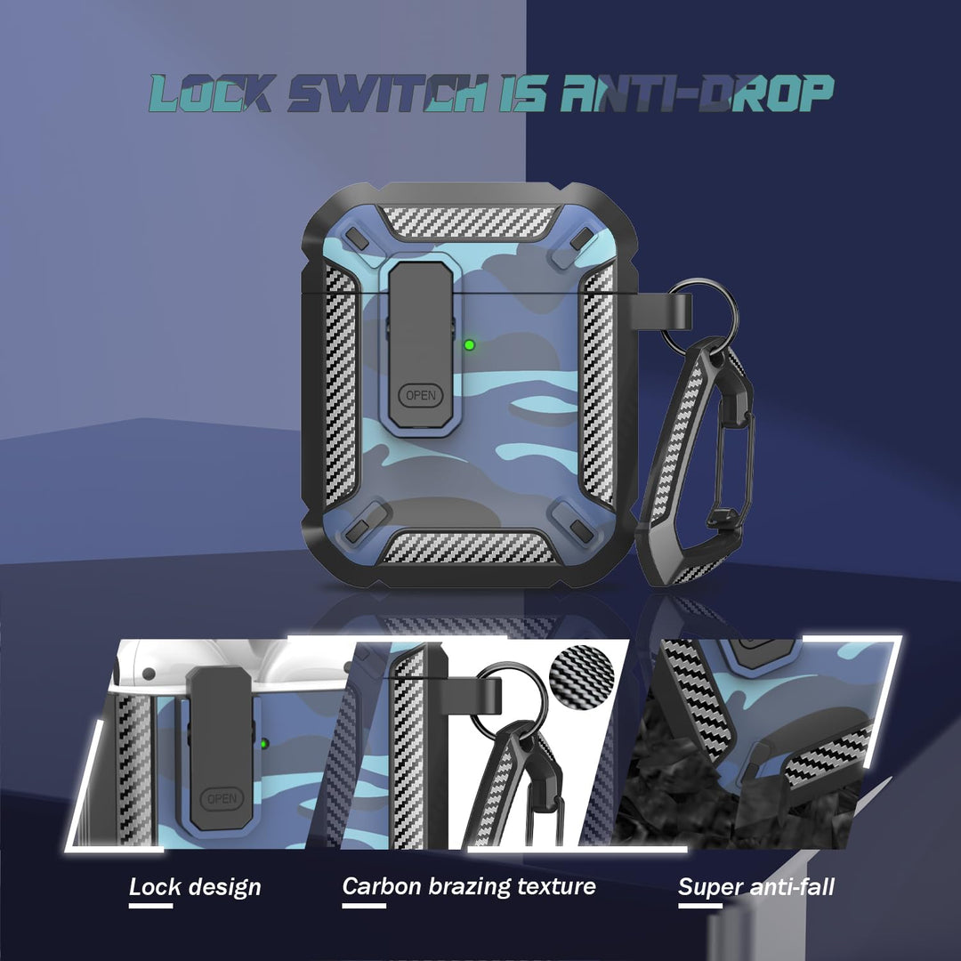 ArmorGuard AirPod Case with Cleaner Kit - Black - DOKUTRONIX