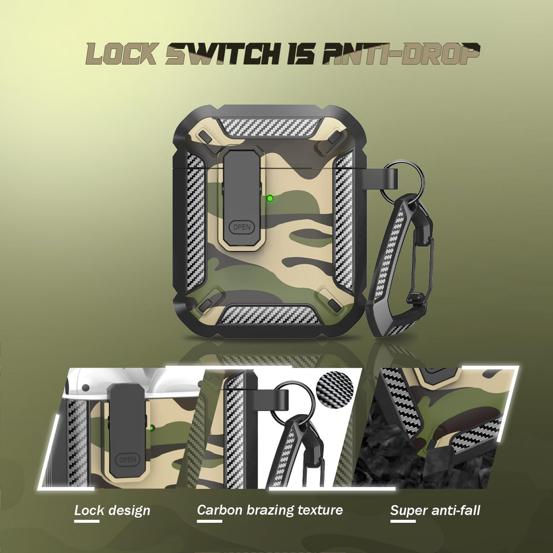 ArmorGuard AirPod Case with Cleaner Kit - Black - DOKUTRONIX