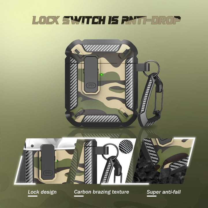 ArmorGuard AirPod Case with Cleaner Kit - Black - DOKUTRONIX