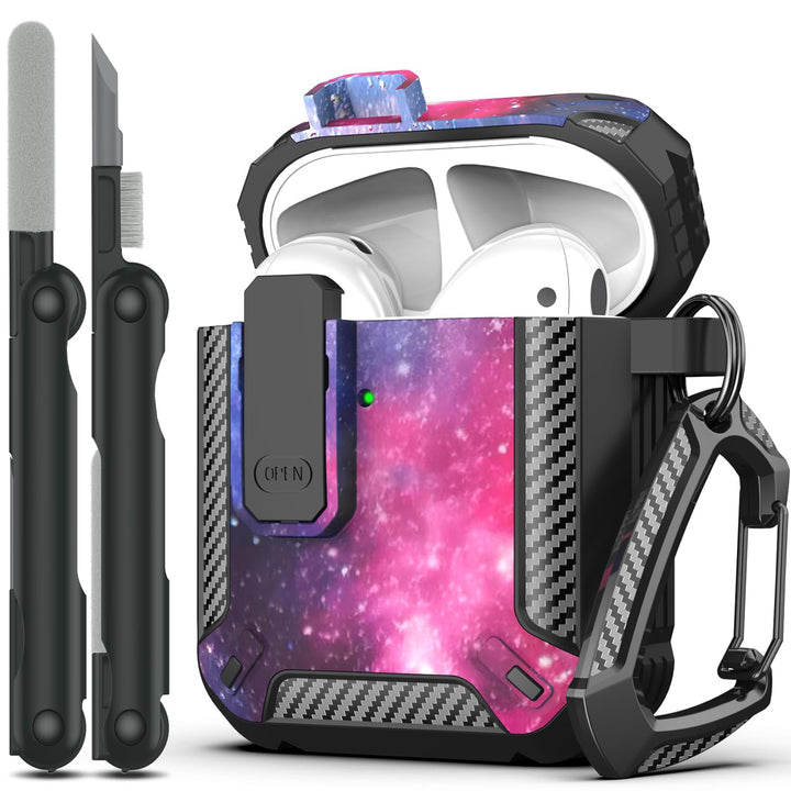 ArmorGuard AirPod Case with Cleaner Kit - Black - DOKUTRONIX