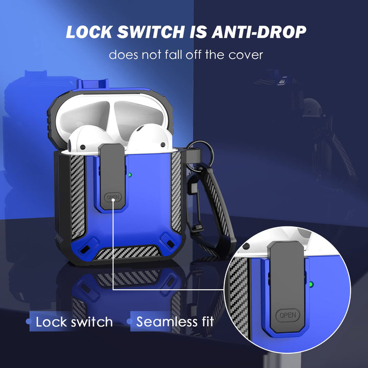 ArmorGuard AirPod Case with Cleaner Kit - Black - DOKUTRONIX