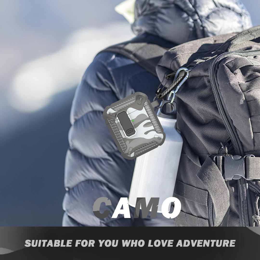 ArmorGuard AirPod Case with Cleaner Kit - Black - DOKUTRONIX