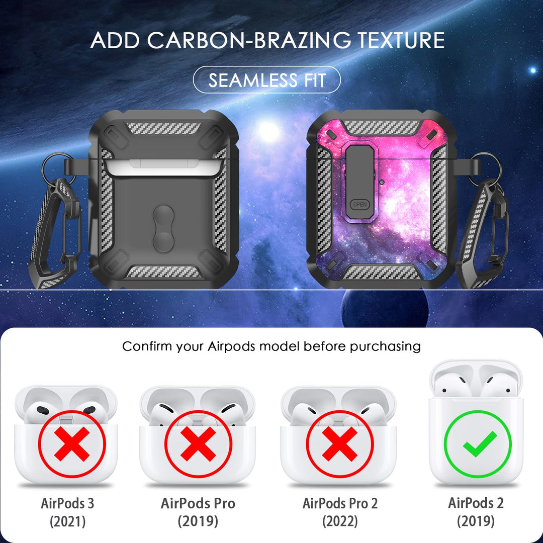 ArmorGuard AirPod Case with Cleaner Kit - Black - DOKUTRONIX