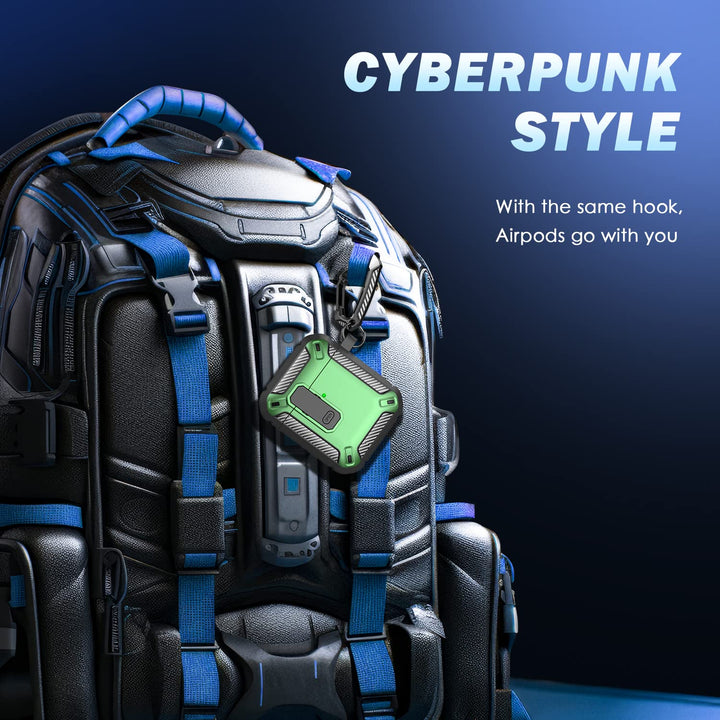 ArmorGuard AirPod Case with Cleaner Kit - Black - DOKUTRONIX