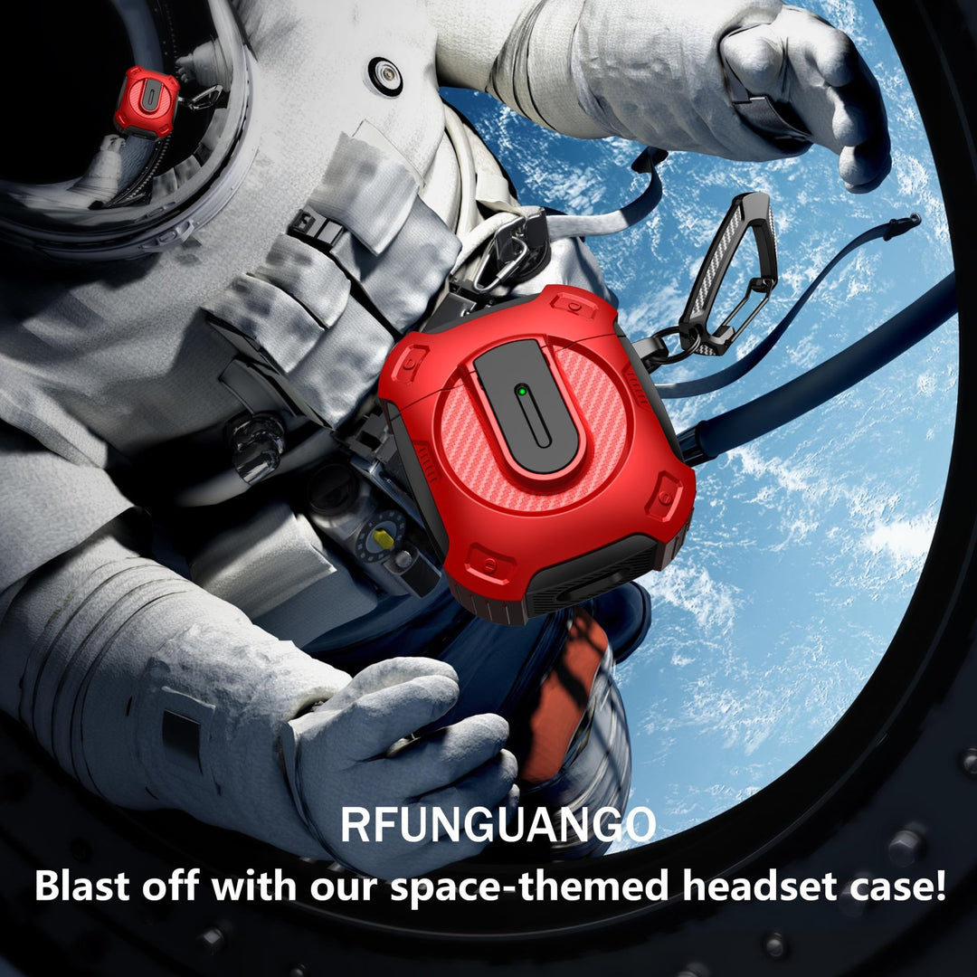 ArmorGuard AirPod Case with Cleaner Kit - Black - DOKUTRONIX