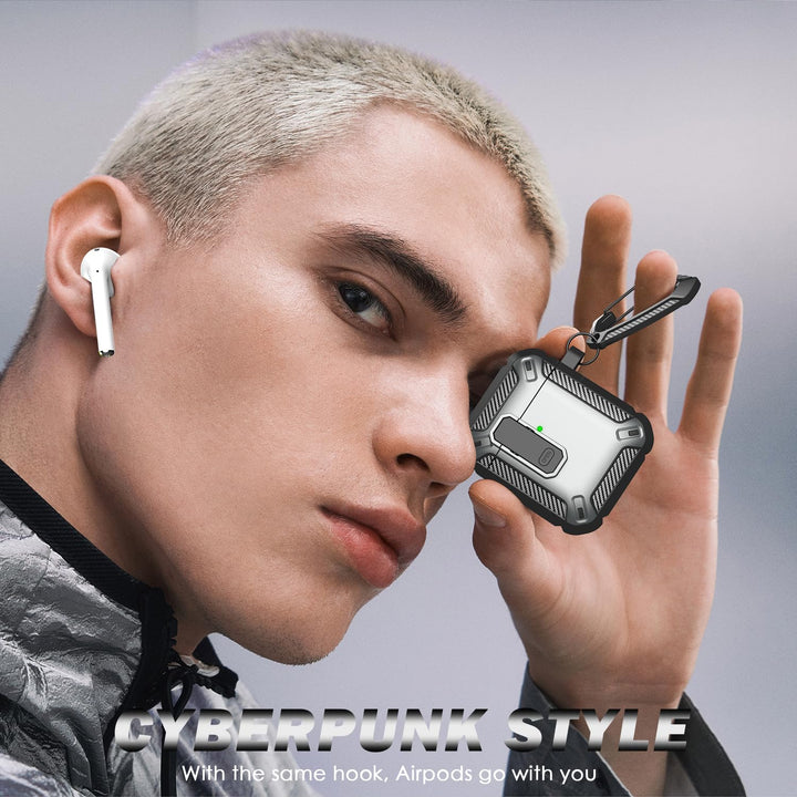 ArmorGuard AirPod Case with Cleaner Kit - Black - DOKUTRONIX