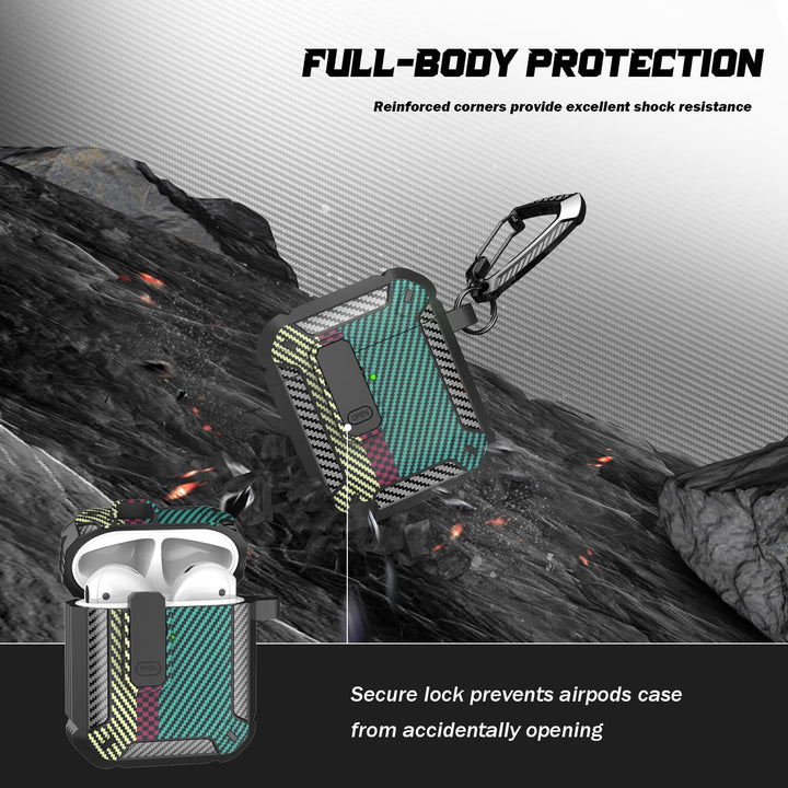 ArmorGuard AirPod Case with Cleaner Kit - Black - DOKUTRONIX