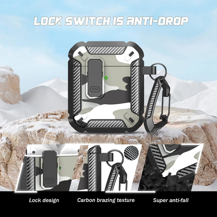 ArmorGuard AirPod Case with Cleaner Kit - Black - DOKUTRONIX