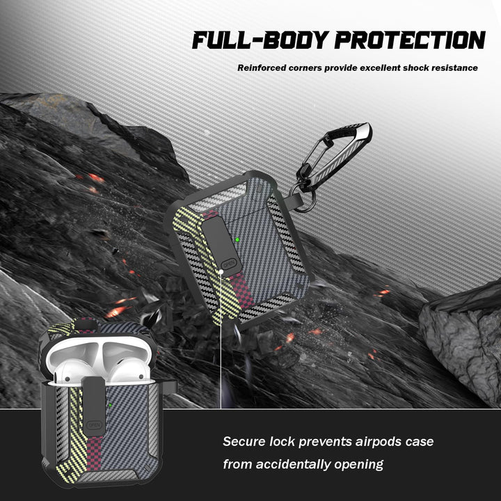 ArmorGuard AirPod Case with Cleaner Kit - Black - DOKUTRONIX