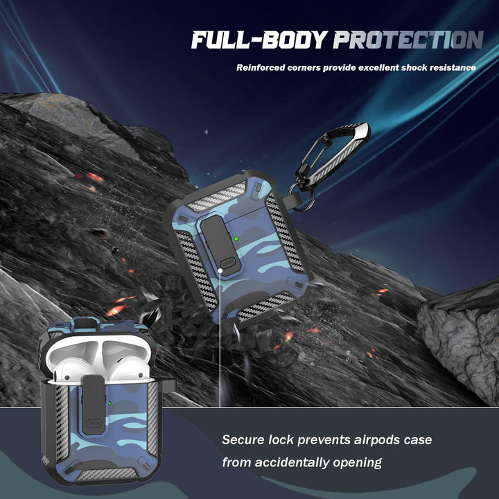 ArmorGuard AirPod Case with Cleaner Kit - Black - DOKUTRONIX