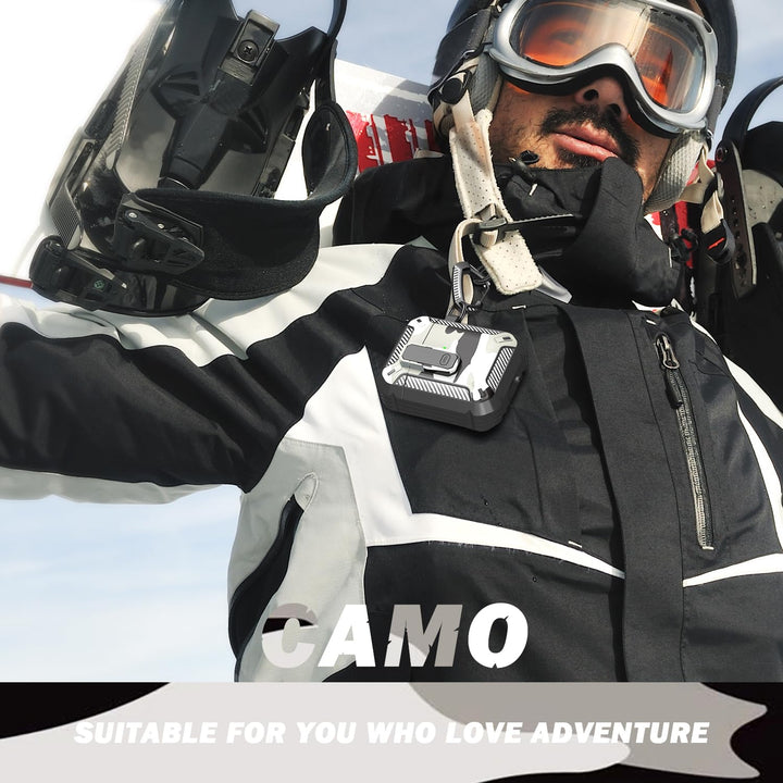 ArmorGuard AirPod Case with Cleaner Kit - Black - DOKUTRONIX