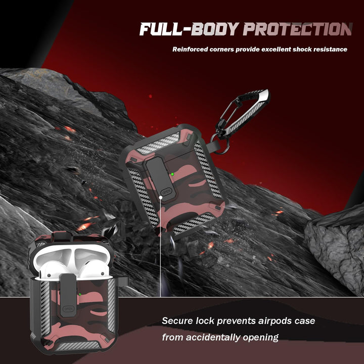 ArmorGuard AirPod Case with Cleaner Kit - Black - DOKUTRONIX