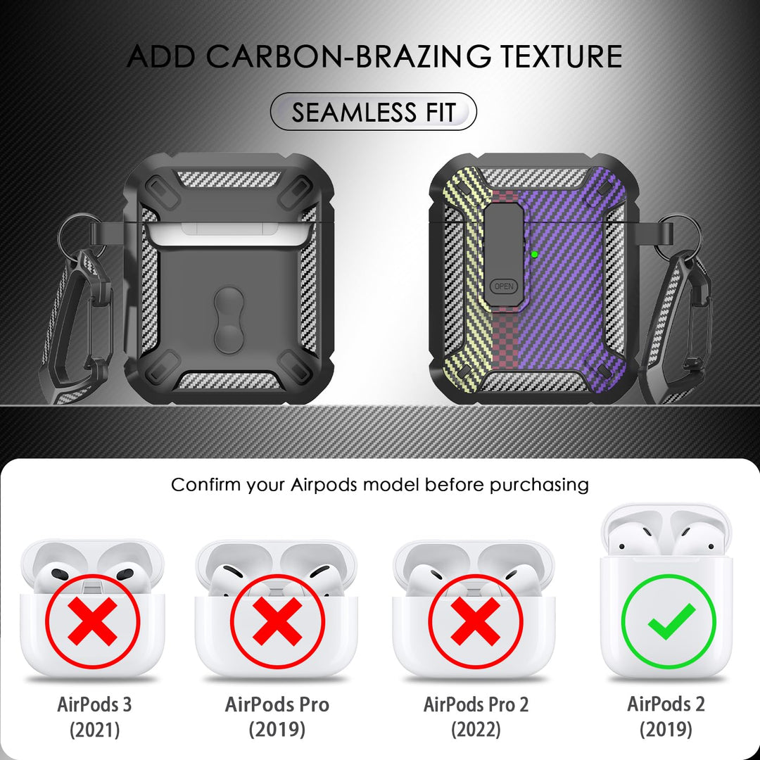 ArmorGuard AirPod Case with Cleaner Kit - Black - DOKUTRONIX