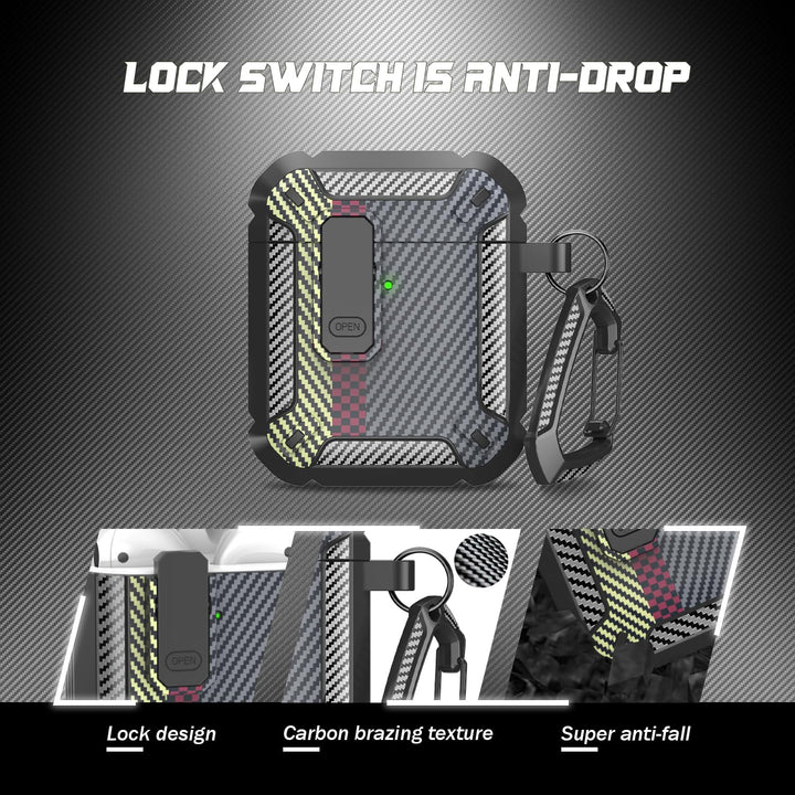 ArmorGuard AirPod Case with Cleaner Kit - Black - DOKUTRONIX