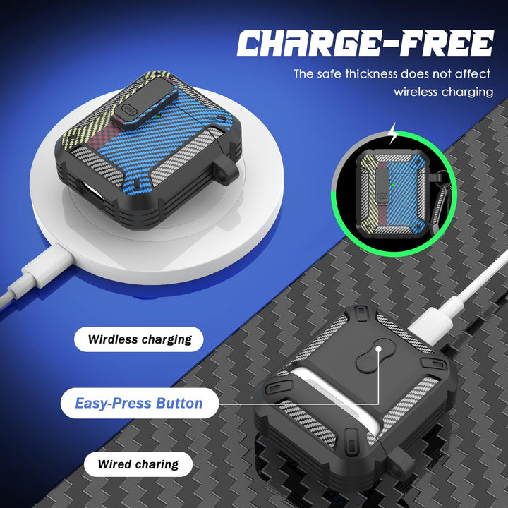 ArmorGuard AirPod Case with Cleaner Kit - Black - DOKUTRONIX