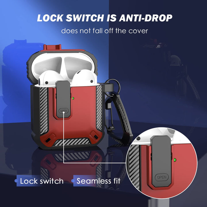 ArmorGuard AirPod Case with Cleaner Kit - Black - DOKUTRONIX