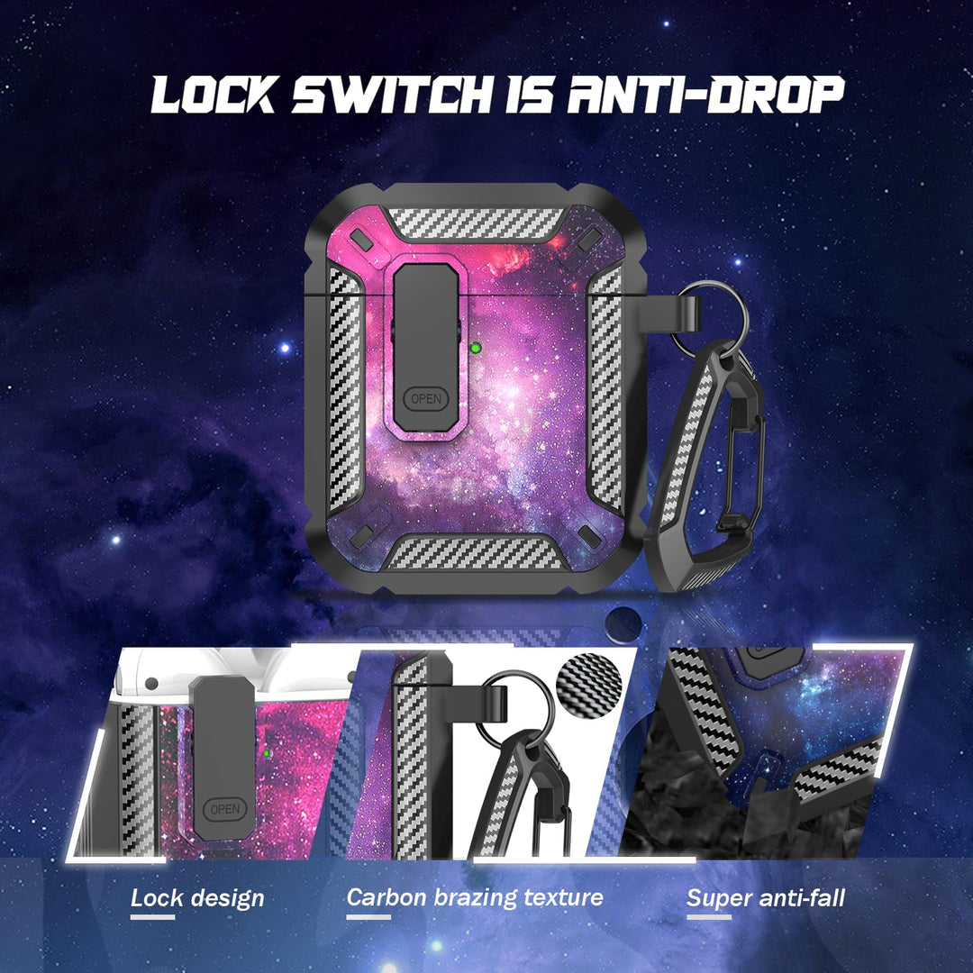 ArmorGuard AirPod Case with Cleaner Kit - Black - DOKUTRONIX