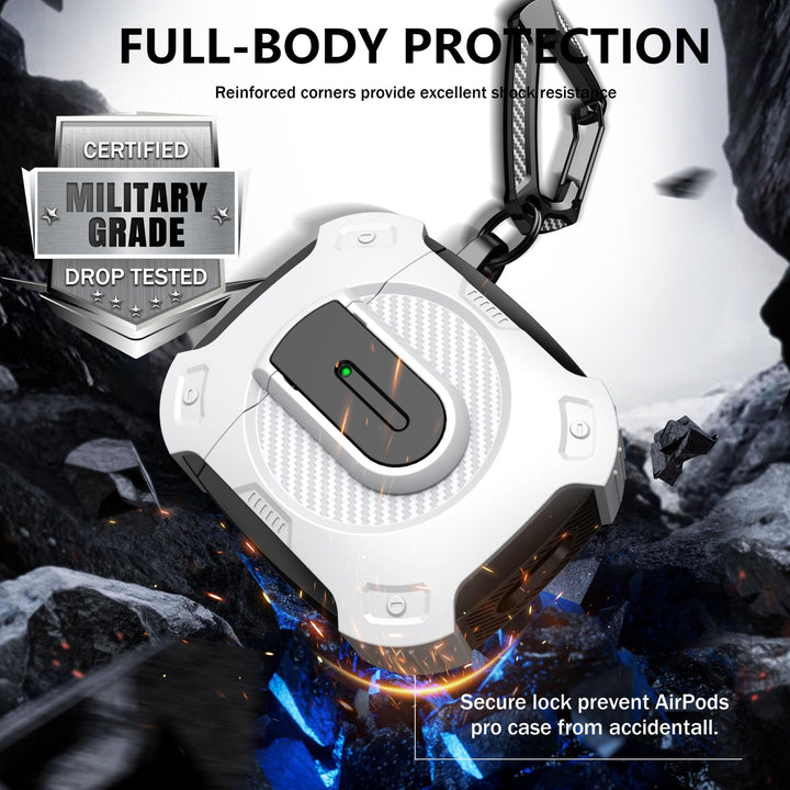 ArmorGuard AirPod Case with Cleaner Kit - Black - DOKUTRONIX