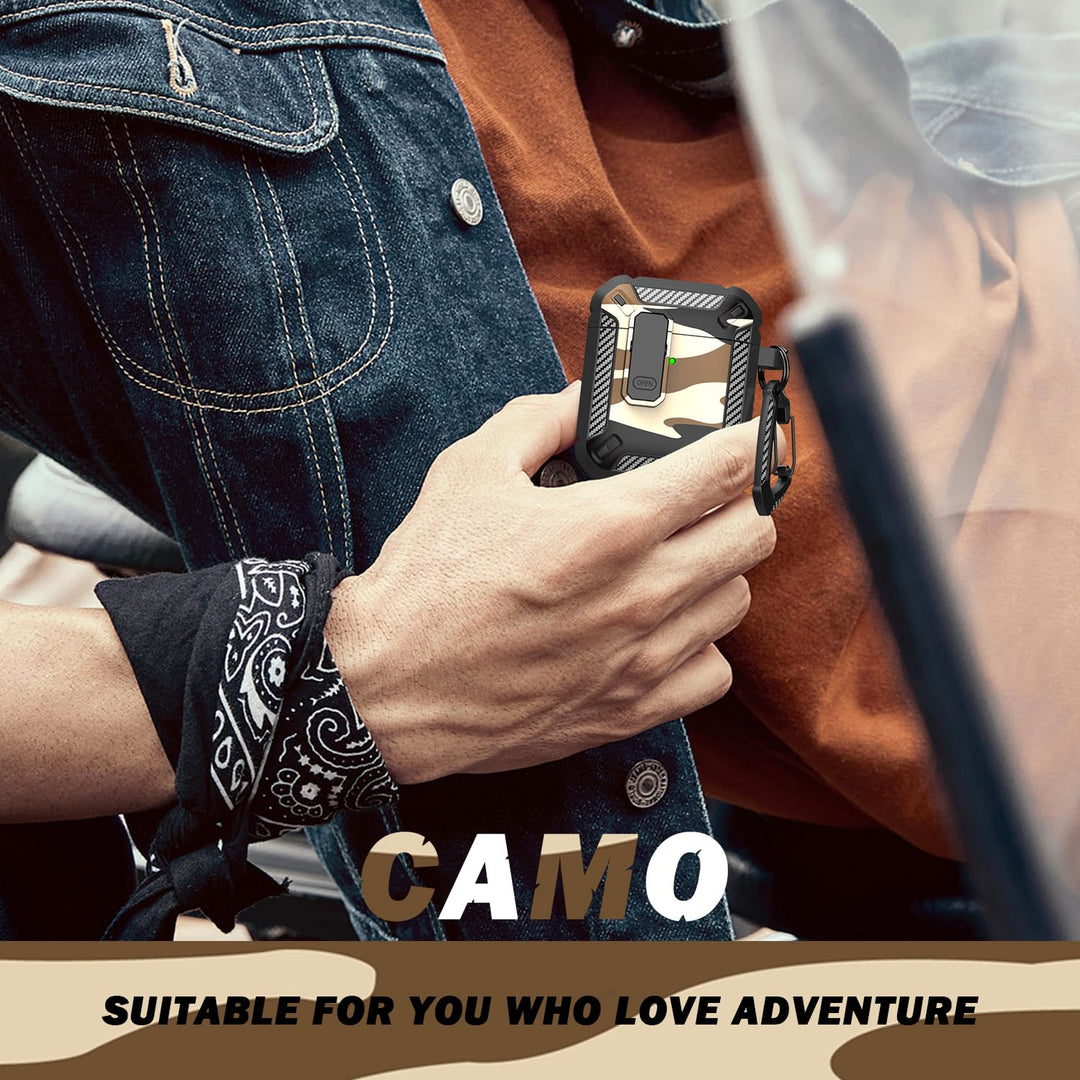 ArmorGuard AirPod Case with Cleaner Kit - Black - DOKUTRONIX