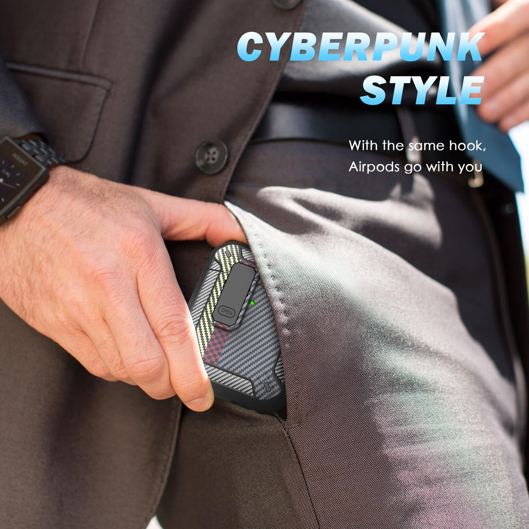 ArmorGuard AirPod Case with Cleaner Kit - Black - DOKUTRONIX