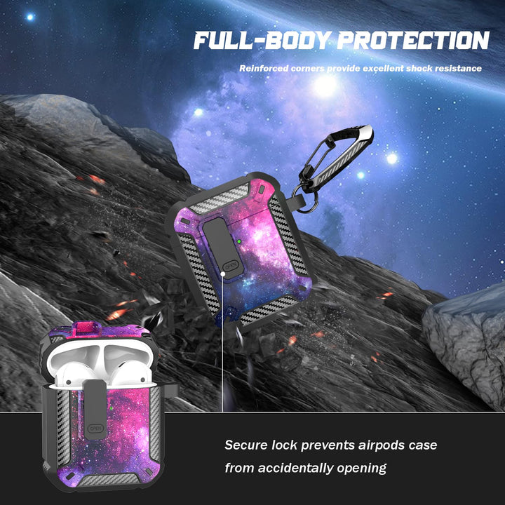 ArmorGuard AirPod Case with Cleaner Kit - Black - DOKUTRONIX