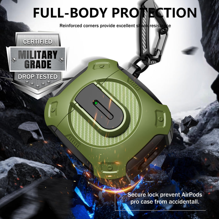 ArmorGuard AirPod Case with Cleaner Kit - Black - DOKUTRONIX