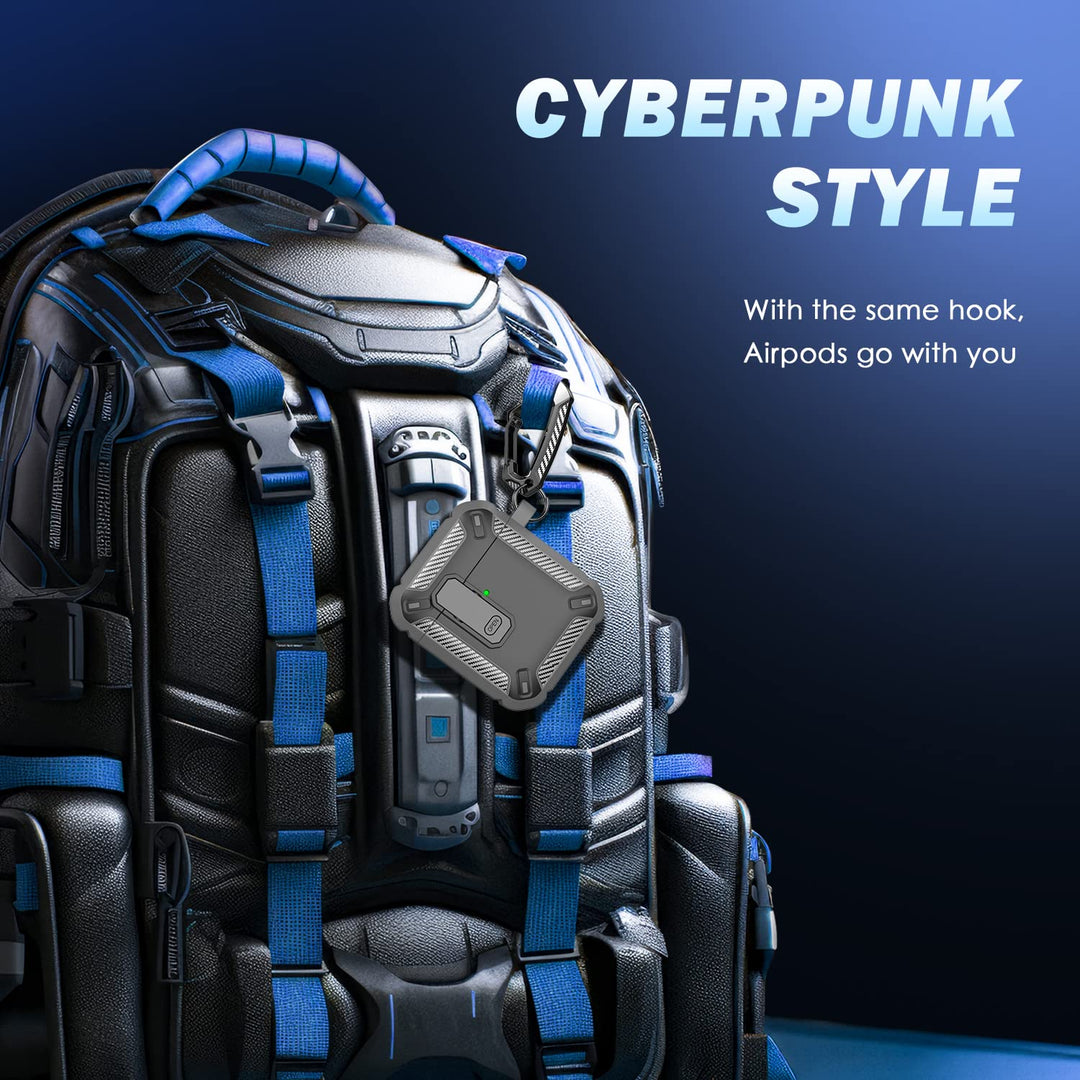 ArmorGuard AirPod Case with Cleaner Kit - Black - DOKUTRONIX