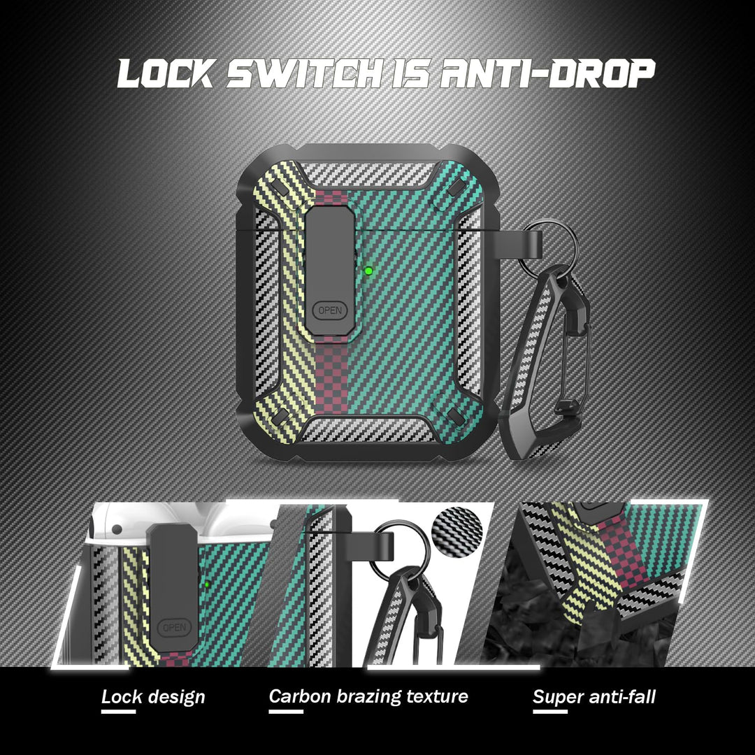 ArmorGuard AirPod Case with Cleaner Kit - Black - DOKUTRONIX