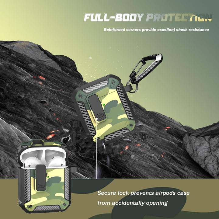 ArmorGuard AirPod Case with Cleaner Kit - Black - DOKUTRONIX