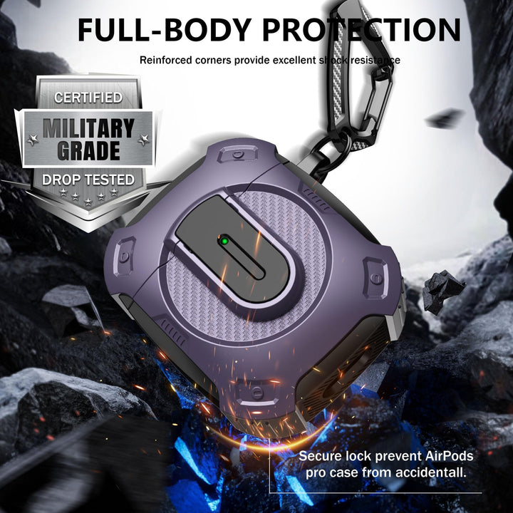 ArmorGuard AirPod Case with Cleaner Kit - Black - DOKUTRONIX