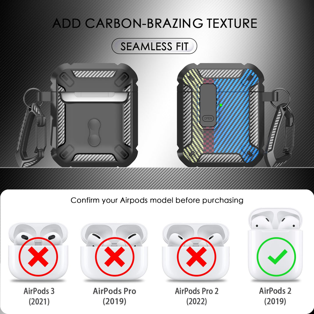 ArmorGuard AirPod Case with Cleaner Kit - Black - DOKUTRONIX