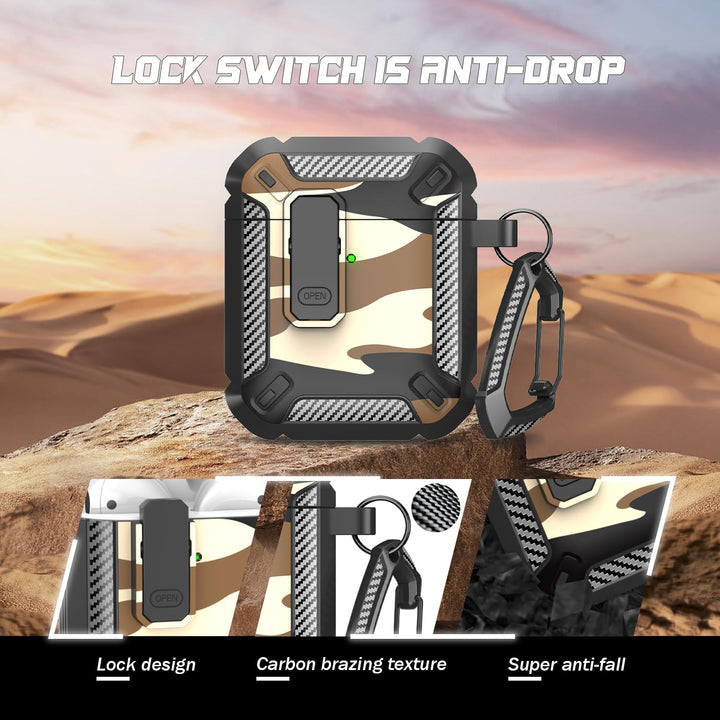 ArmorGuard AirPod Case with Cleaner Kit - Black - DOKUTRONIX