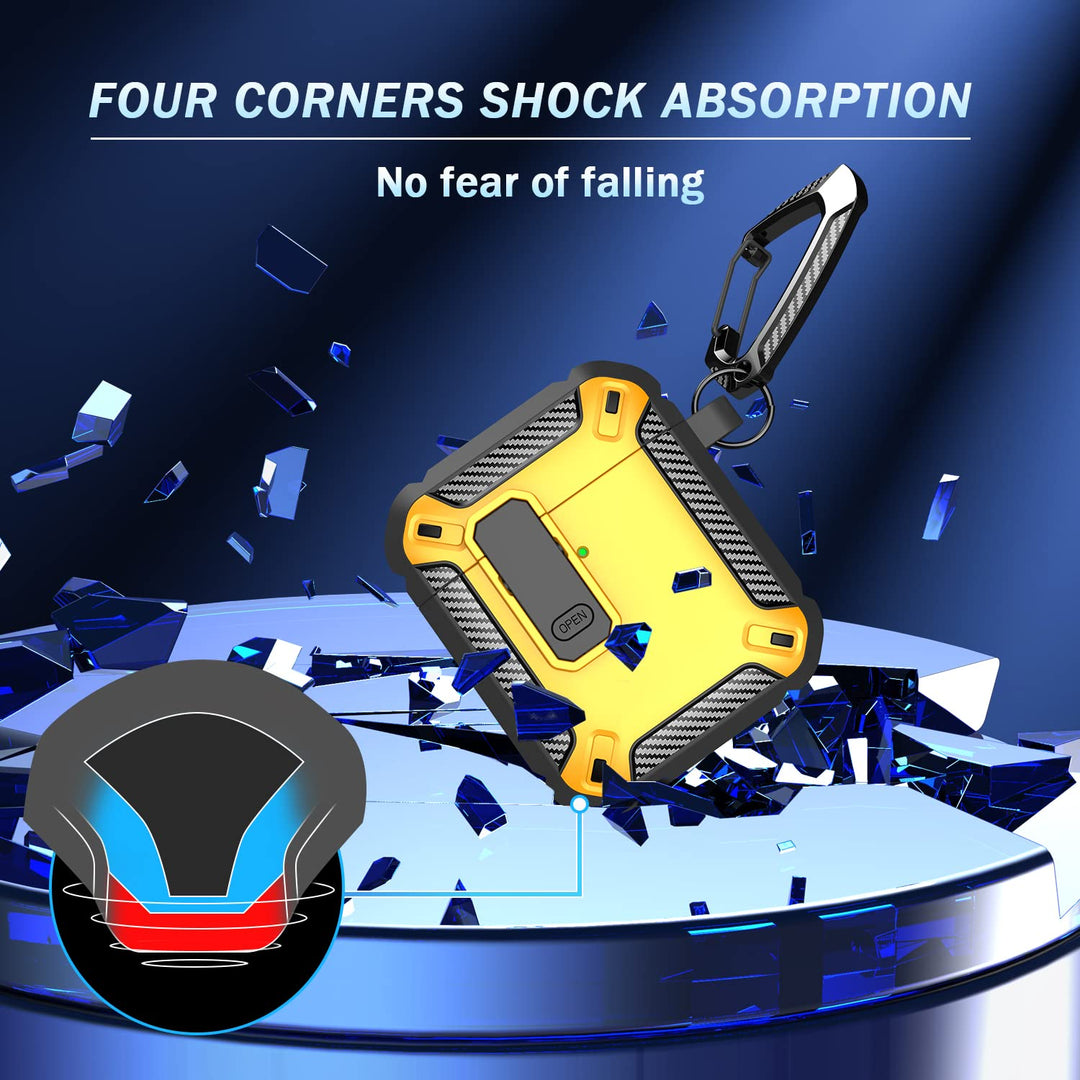 ArmorGuard AirPod Case with Cleaner Kit - Black - DOKUTRONIX