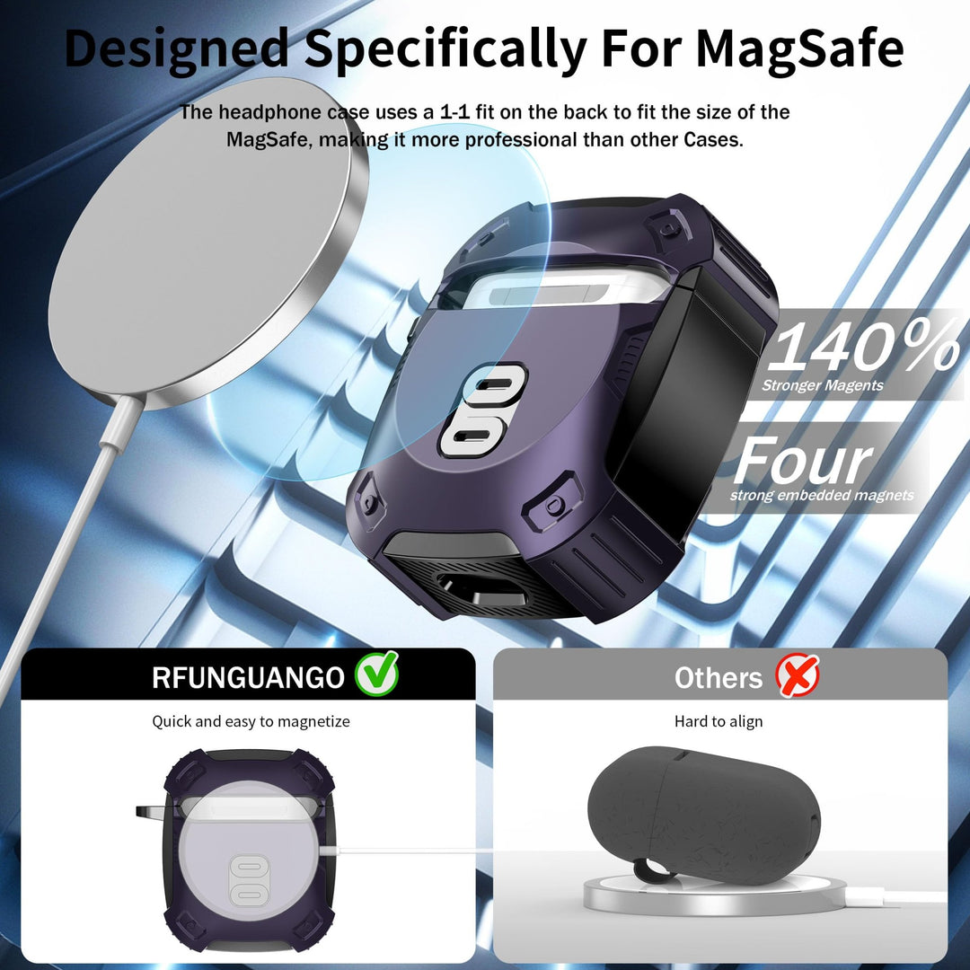 ArmorGuard AirPod Case with Cleaner Kit - Black - DOKUTRONIX