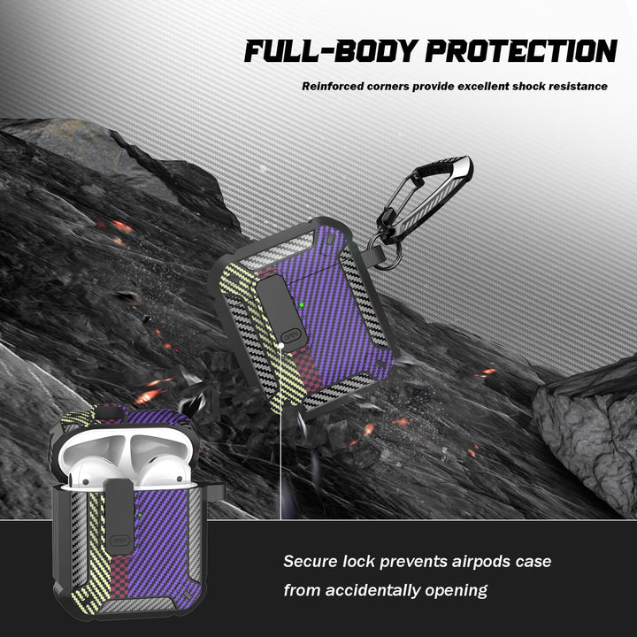 ArmorGuard AirPod Case with Cleaner Kit - Black - DOKUTRONIX