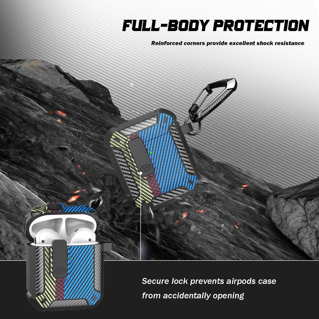 ArmorGuard AirPod Case with Cleaner Kit - Black - DOKUTRONIX