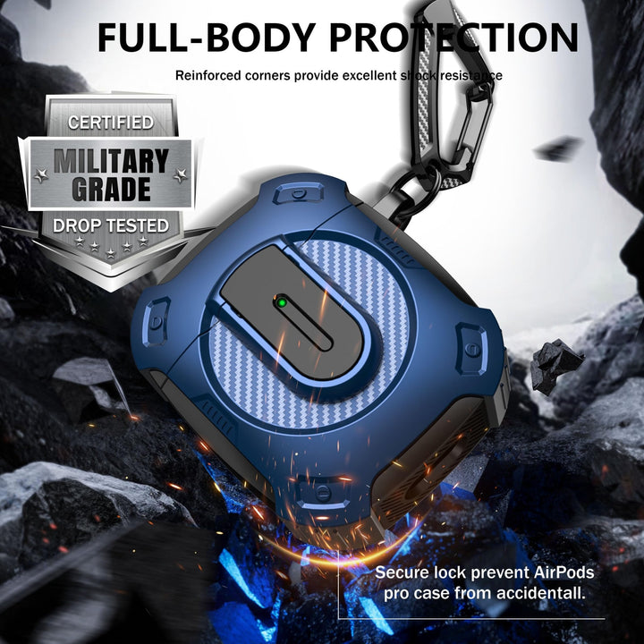 ArmorGuard AirPod Case with Cleaner Kit - Black - DOKUTRONIX